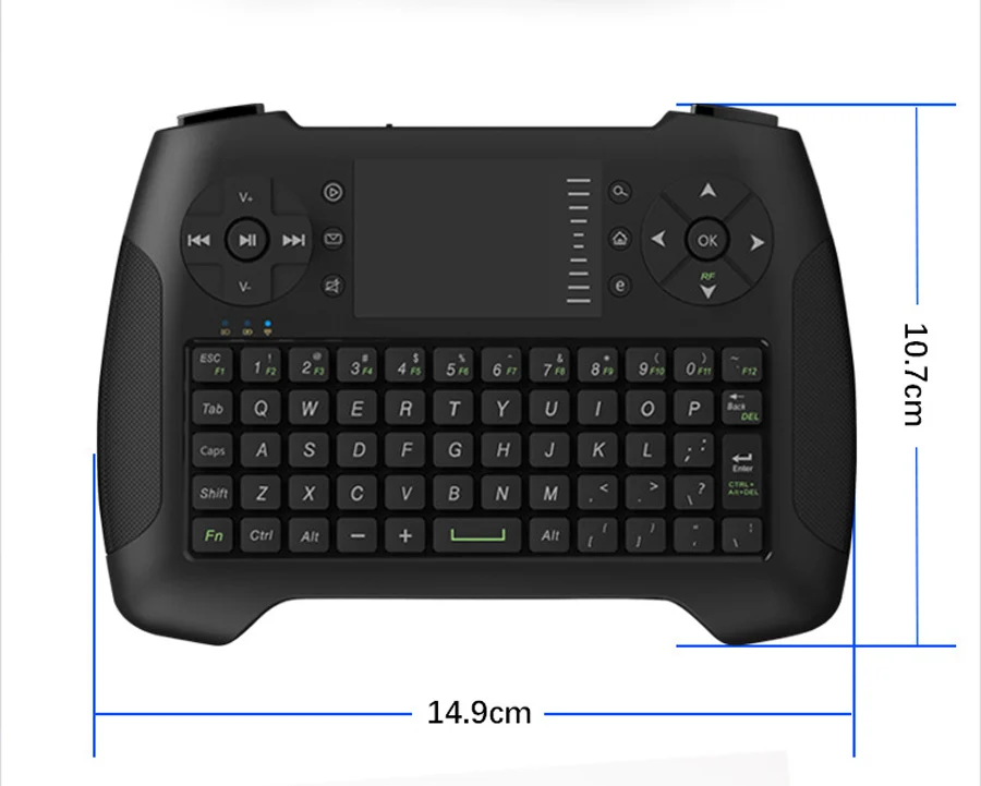  T16 mini backlit keyboard air fly mouse (14)