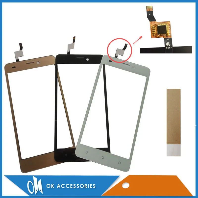 

Black White Gold Color For Prestigio Wize M3 PSP3506 DUO PSP 3506 DUO Touch Screen Digitizer With Tape