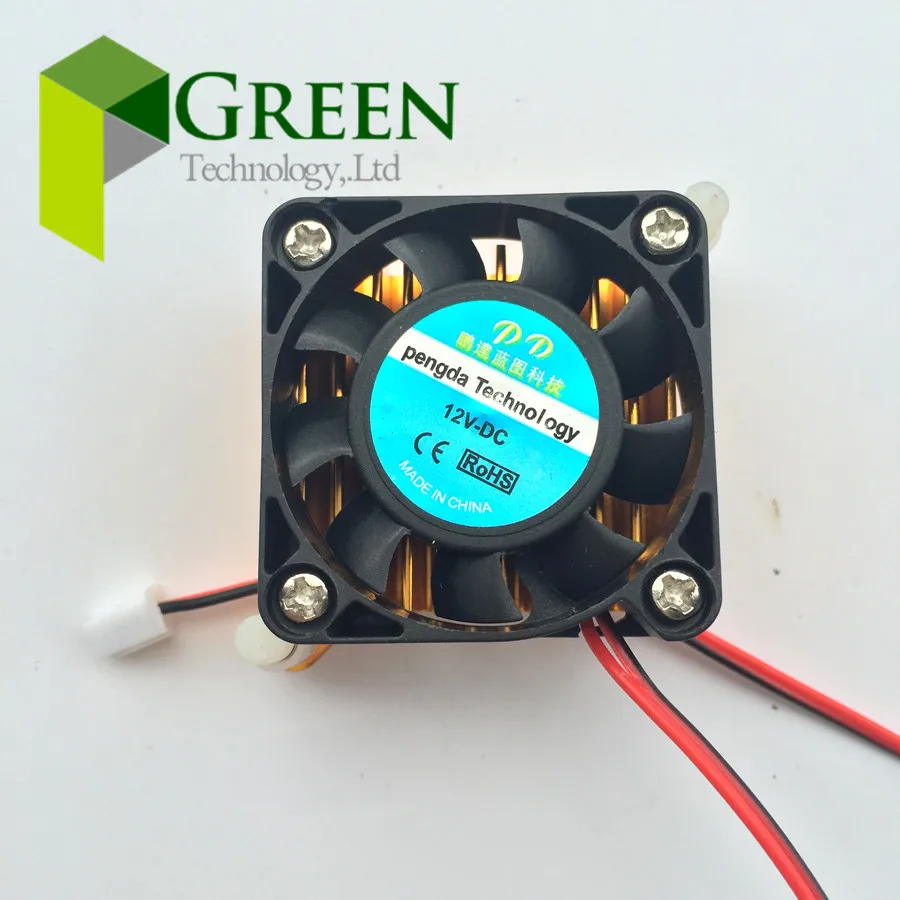 Placa Gráfica Ventilador com Dissipador de Calor 5v 12v 24v 40 mm 40x40x10 mm Novo 4010 - Imagem 3