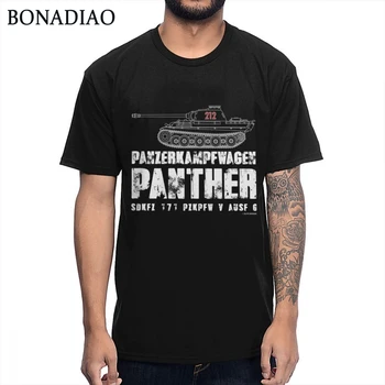

New Design Wehrmacht German Panther Tank 212 T Shirt Military Germany Army Wwii Ww2 Vintage T-shirt
