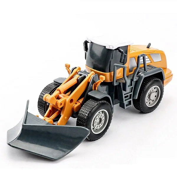 Детский игрушечный автомобиль миксер грузовик экскаватор инженерный автомобиль набор моделирования вилочный погрузчик модель - Цвет: Зеленый