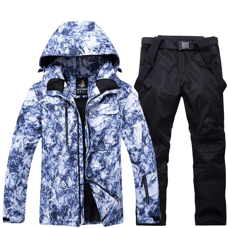 

Good Quality Men Ski Suits Jackets And Pants Winter Outdoor Male Snow Walk Clothes Men's Sigle Double Snow Board Jackets Trouser