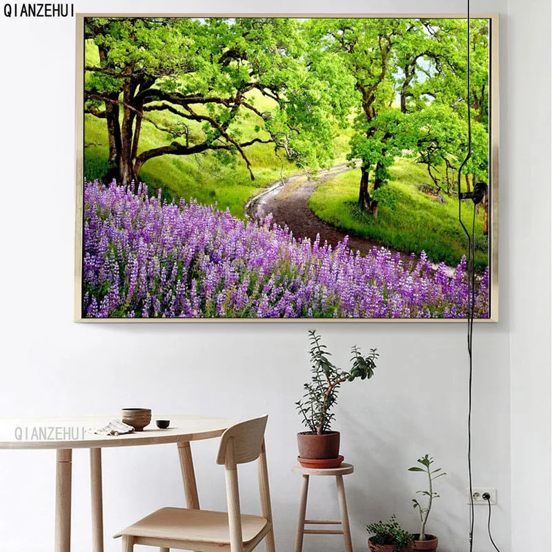 

DIY Rhinestone plastic crafts painting diamond Forest wonders Square diamond painting cross stitch full diamond embroidery