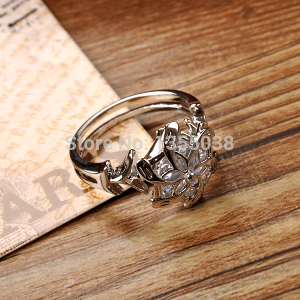 LOTR кольцо Galadriel Nenya Циркон 5A циркон камень 925 Чистое серебро обручальное кольцо для женщин размер 5-11 подарок