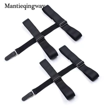Mantieqingway женские черные однотонные рубашки держатели сексуальные подвязки ремешок регулируемый подтяжки ремни 2,5 см ножка