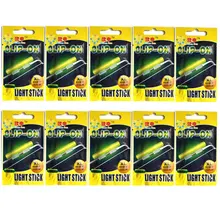 Clip On! 20Pcs(10baggage) XL L M Night time Fishing Lighting Stick Wand Inexperienced chemical glow stick fishing