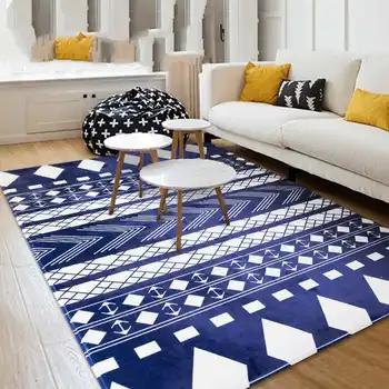 

Big Nordic Carpet Large Living Room Hand Wash Carpets Bedroom Rugs Tea Table Rectangular Bedside Floor Mat
