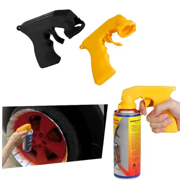 

Spray Adaptor Paint Care Aerosol Spray Gun Handle with Full Grip Trigger Locking Collar Car Maintenance DIY Home Car Decor