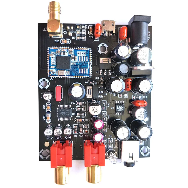 Декодированная аудиоплата с приемником Bluetooth 5 0 PCM5102A CSR8675 APTX HD 24BIT I2S DAC