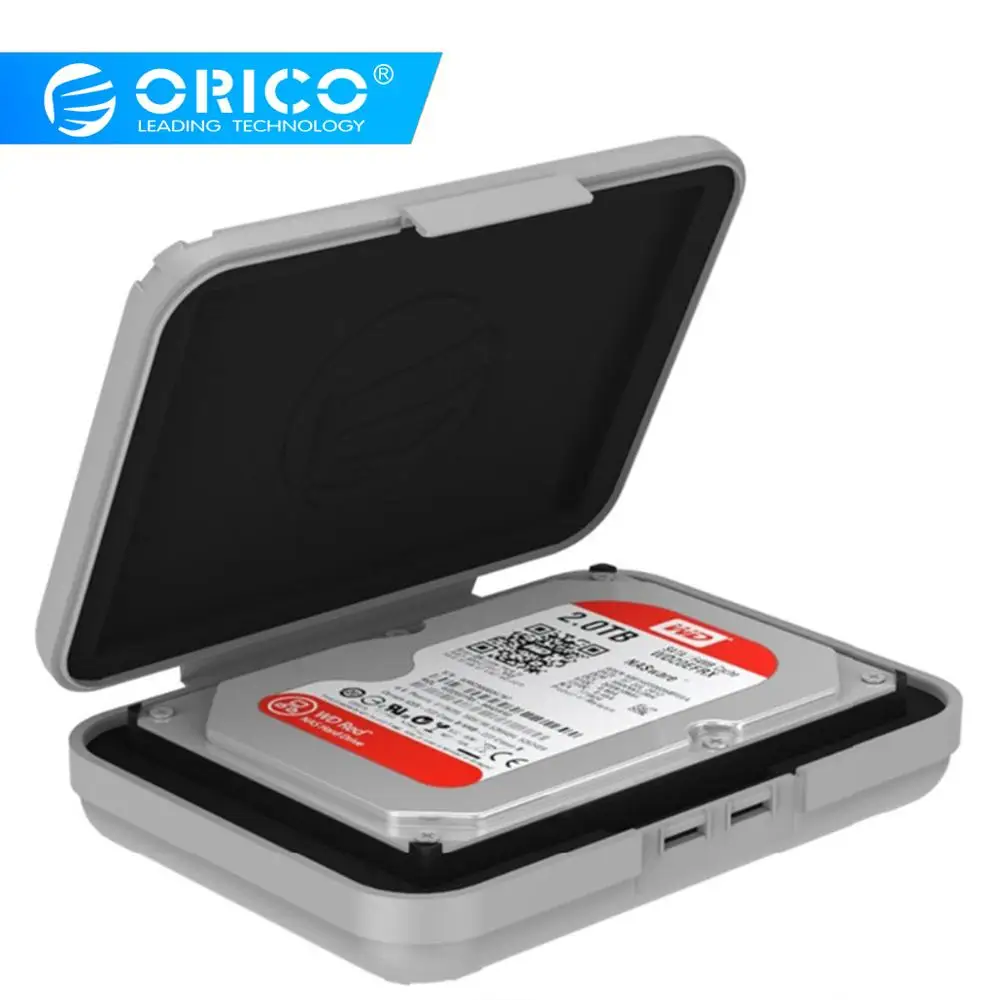 ORICO PHX-5S-GY 5 Bay Simple HDD Protector Box для 3,5 "жесткого диска (HDD) с водостойкой функцией-шт./партия-серый