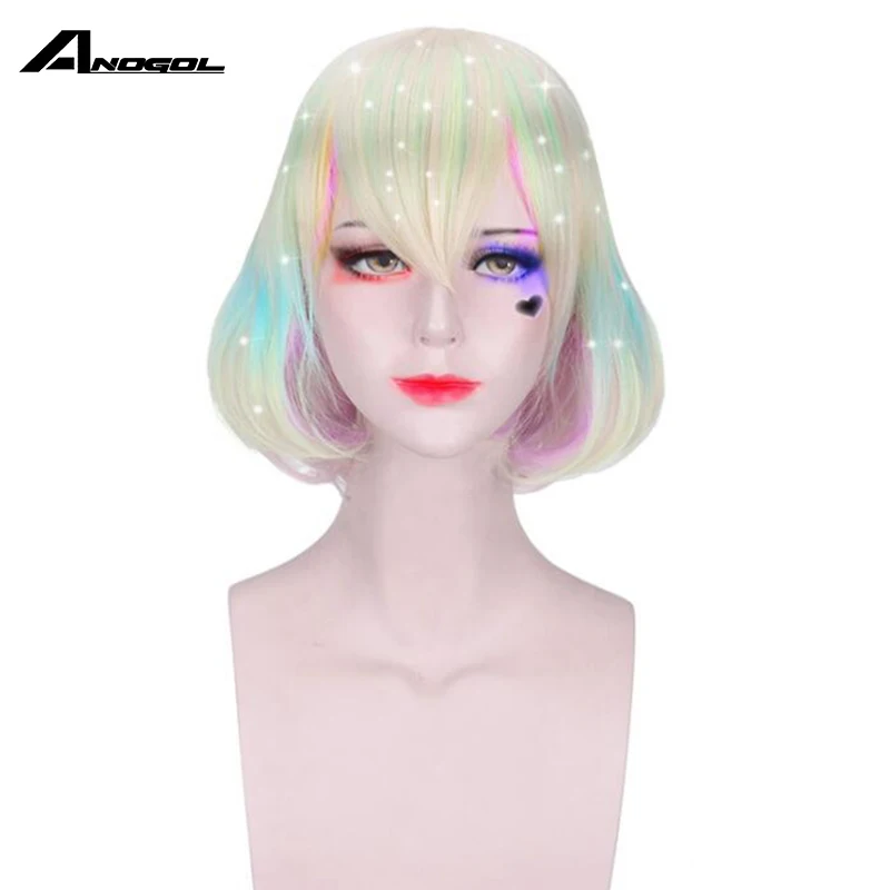 Anogol Land Of The Lustrous LHouseki no Kuni Diamond синтетические парики для косплея короткий боб