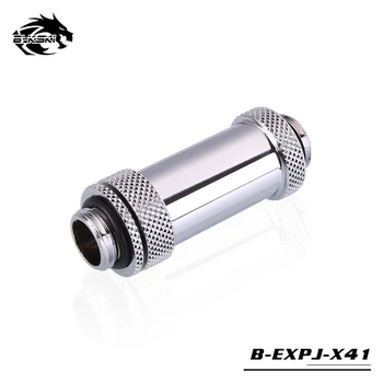 

BYKSKI G1/4" Male to Male Rotary Connectors Extender (41-69mm) use for GPU Card use for Cross Fire connect SLI Retractable