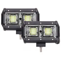 5 дюймов 96 Вт рабочая светодиодная подсветка строблампа предупреждение свет для внедорожника 4x4 Jeep грузовик вождения