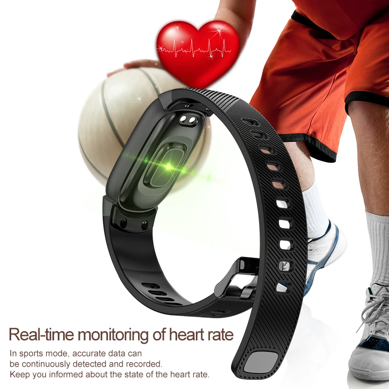 IP67 Waterproof Smart Watch Bracelet Heart Rate Monitor Blood Pressure Oxygen Health Stopwatch Fitness Track Sports Watch