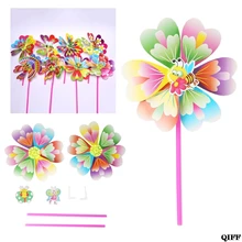 Прямая поставка 2 шт./пакет ветряная мельница детские игрушки в виде животных с наполнением, двор сад украшения Красочный светодиодный Спиннер May30