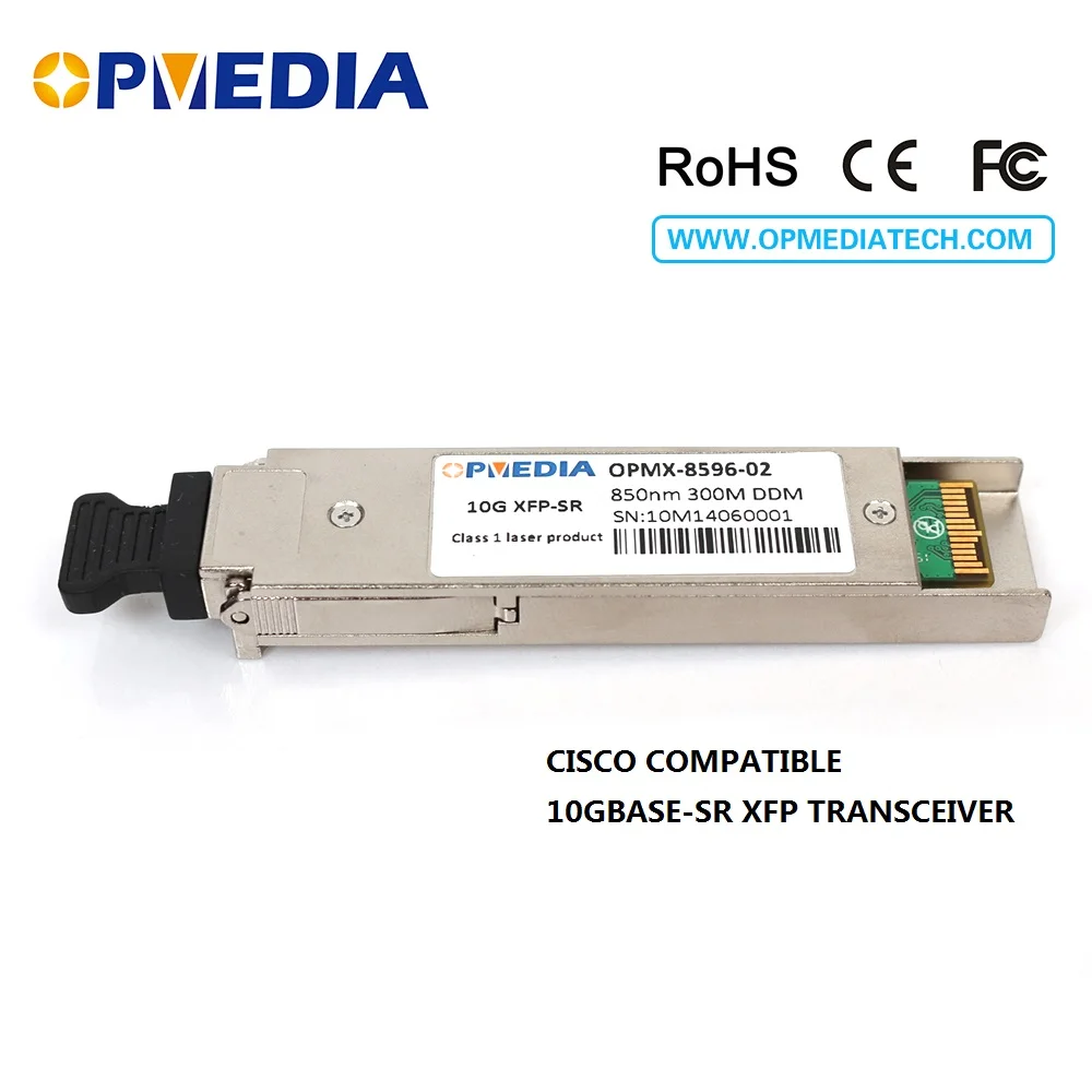 

10G 850nm 300m XFP transceiver DDM LC SR 100% compatible with cisco finisar HP Huawei H3C extrem juniper D-link zyxel