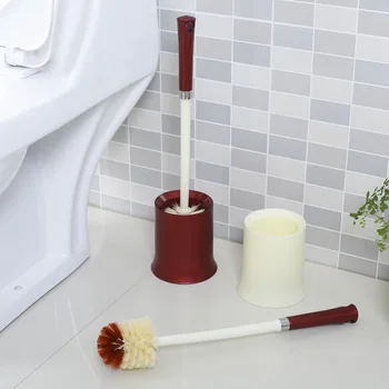 

1PC Toilet Brush Set Plastic Toilet Cleaning Brush Toilet Brush Plastic Daily Necessities Seal Design Plastic Handle EJH 0762