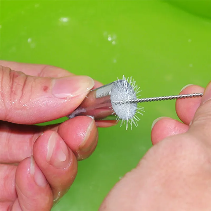 1pc Pastry Icing Piping Nozzle Teapot Cleaning Baby Milk Bottle Nipple Hanging Brush Kitchen Tool Helper 1pc Pastry Icing Piping Nozzle Teapot Cleaning Baby Milk Bottle Nipple Hanging Brush Kitchen Tool Helper