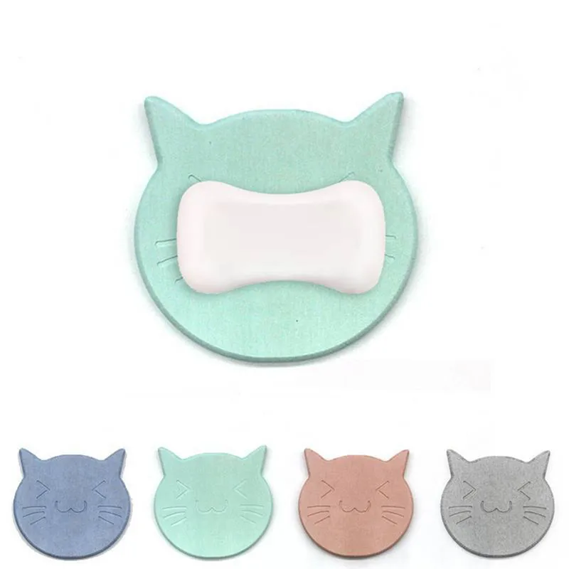 

Cute Cat Round Placemats Straw Cup Coasters Dining Table Mat Heat Insulation Pot Holder Drink Coaster Kitchen Accessories