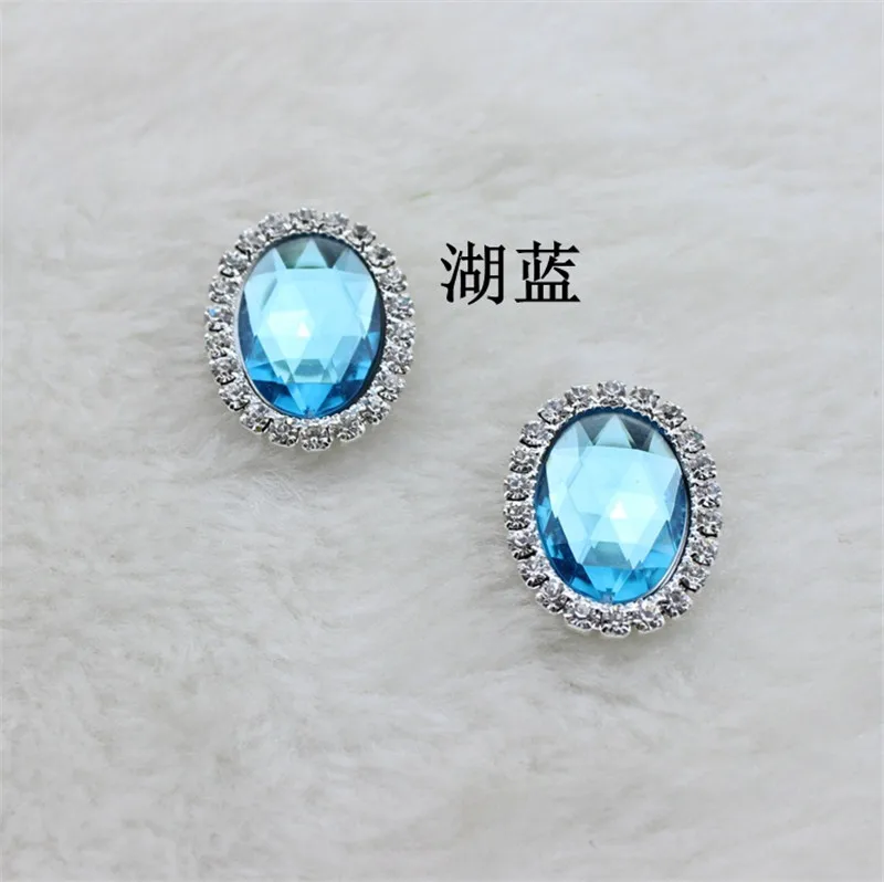 20 шт. 2 4*1 9 см овальные пуговицы цепочки со стразами|button diy|accessories diydiy accessories |