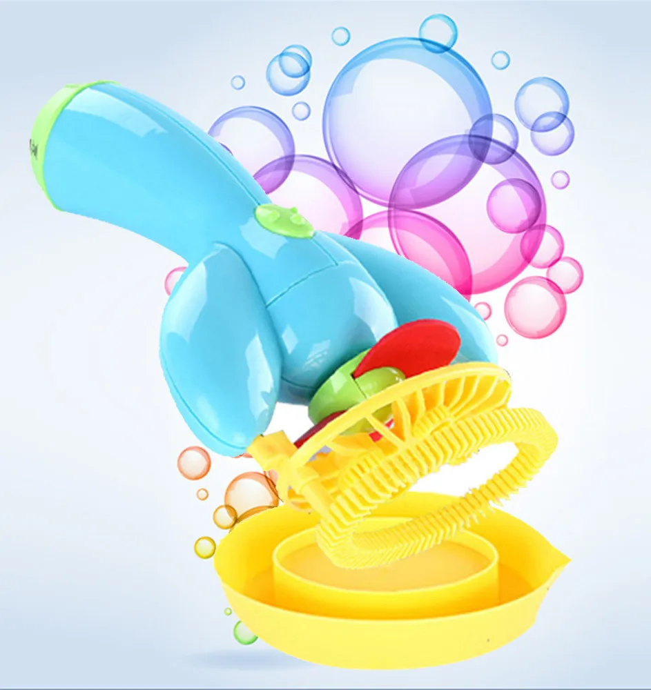 Летнее забавное волшебное устройство для мыльных пузырей, мини-вентилятор, детские игрушки для улицы, творческие детские подарки B# Прямая поставка