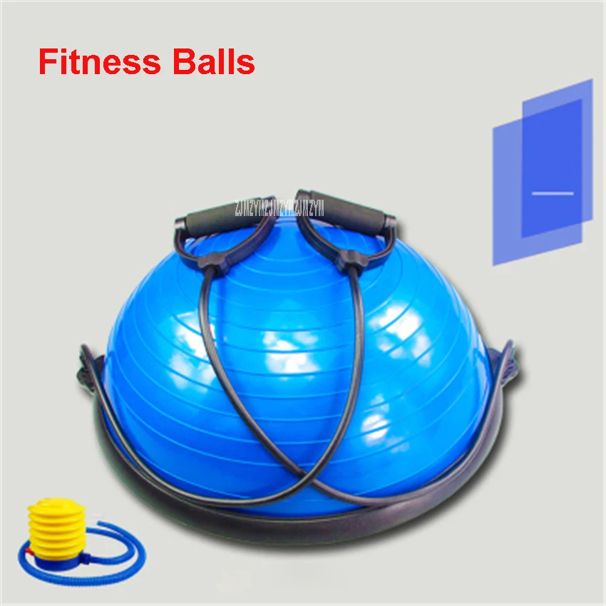 

Top quality PVC Explosion-Proof Yoga Ball Plastic Bosu Ball Balance Fitness Ball Body Building Exercise Training Equipment ABS
