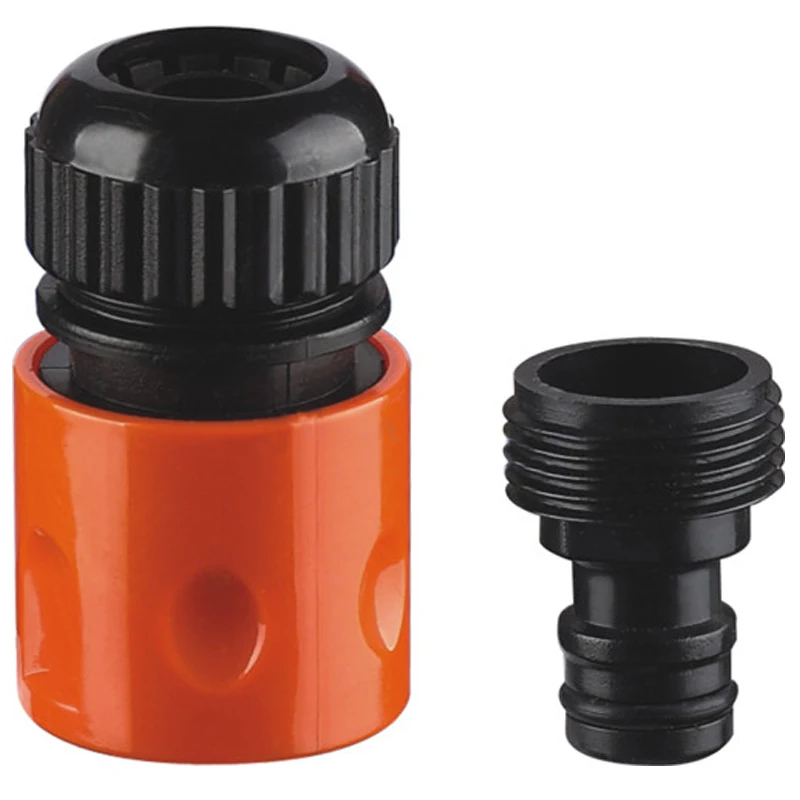 

2PCS Garden Watering Gun Quick Connector Set 1/2" Hose Quick Connectors + 3/4" Male Thread Faucet Washing Gun Quick Connector