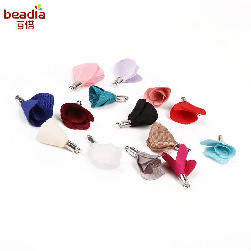 20mm 10pcs Silver Bells Fabric Flower Tassel Charm Pendant Earring Necklace Keychain Jewelry Making Findings DIY Accessories 20mm 10pcs Silver Bells Fabric Flower Tassel Charm Pendant Earring Necklace Keychain Jewelry Making Findings DIY Accessories