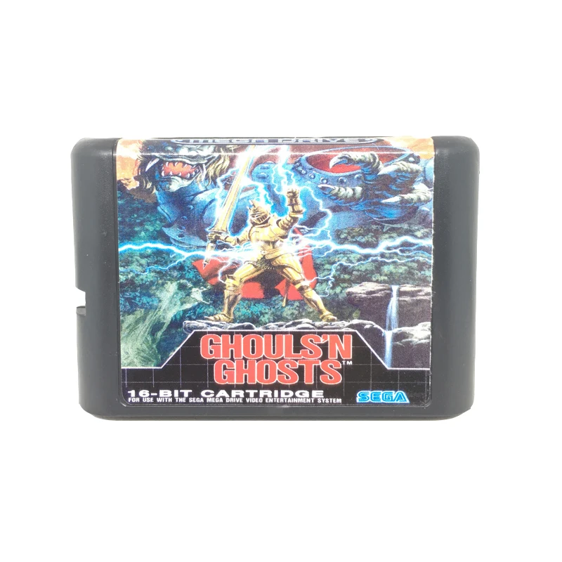 

Ghousl'n ghost for 16 bit Game Card Game Cartridge for Sega Mega Drive / Genesis System EUR/USA Shell