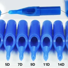 50 шт. Размер страз 7 синий одноразовые небольшие татуировки Советы подачи сопла TT-006L-7DT