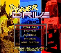 Power Drive 16 bit MD игровая карта для 16 бит Sega megadrive Genesis игровая консоль