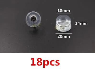 1 упаковка резиновых мебельных гвоздей, напольные протекторы для ног стула, мебельные ножки для стола, резиновые накладки для ног, фурнитура, аксессуары - Цвет: C              18pcs