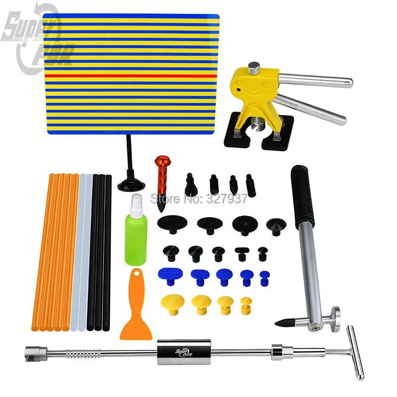 PDR Tools Dent Removal Paintless Dent Repair Tools Straightening Dents Dent Puller Kit Ferramentas Hand Tool Set