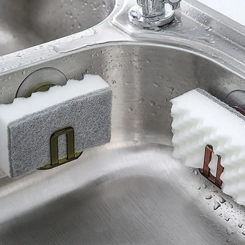 المطبخ بالوعة شفط حامل اسفنج وأجهزة غسيل تخزين الرف المطبخ الحمام