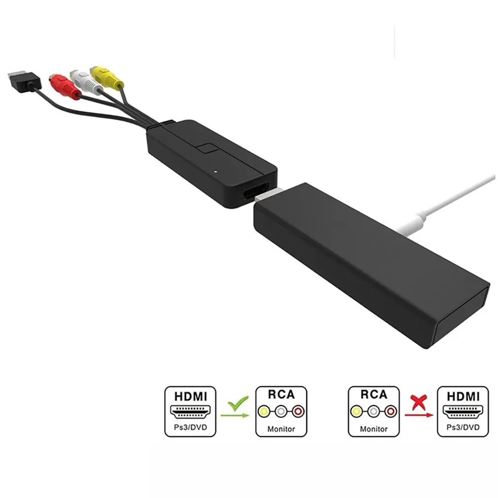 Разъем и воспроизведение HDMI-Male-3 RCA аудио AV кабель адаптер разъем ...