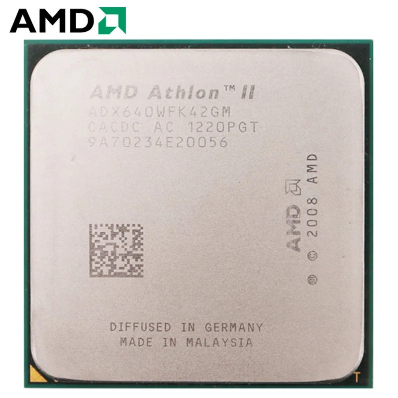 Процессор AMD Athlon II X4 640 cpu Socket AM3 95W 3,0 GHz 938-pin четырехъядерный настольный процессор cpu X4 640 socket am3