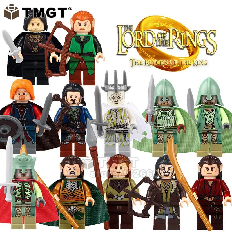 

50PCS/LOT Big Promotion Bard the Bowman Super Heroes Battle of Five Armies Lord of the rings Building Blocks Toys