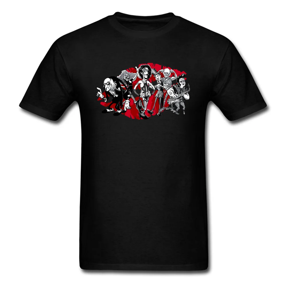 Rocky Horror Toons T-shirts Short Sleeve Custom 2018 Fashion Men Summer Autumn Tees Custom Tee-Shirt Round Collar Cotton Rocky Horror Toons black