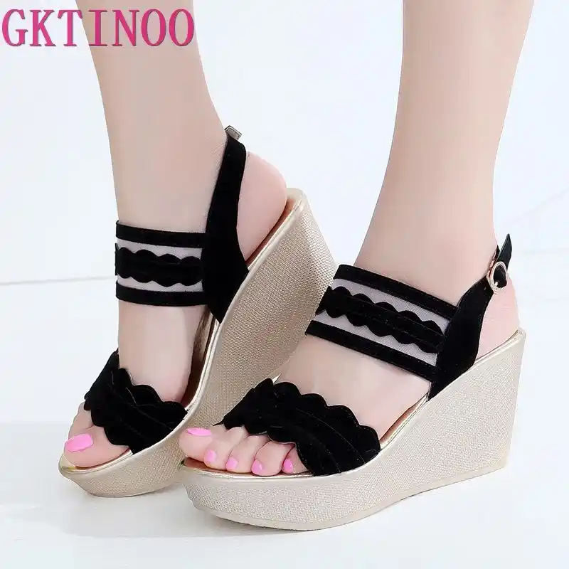 sandalias de plataforma