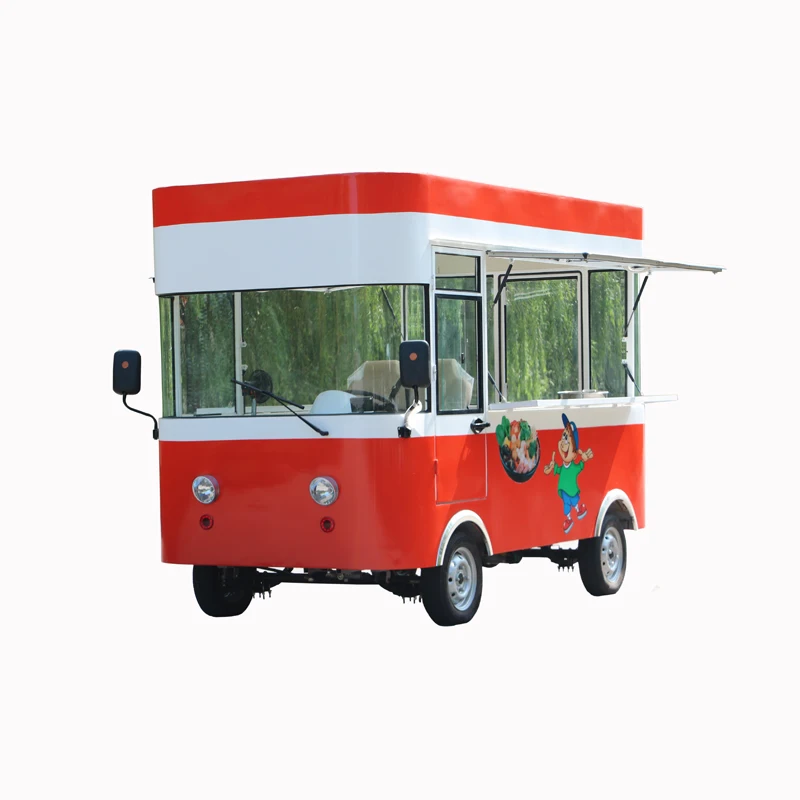 Новый стиль электрический автобус кофейная фургон уличная тележка для фаст-фуда