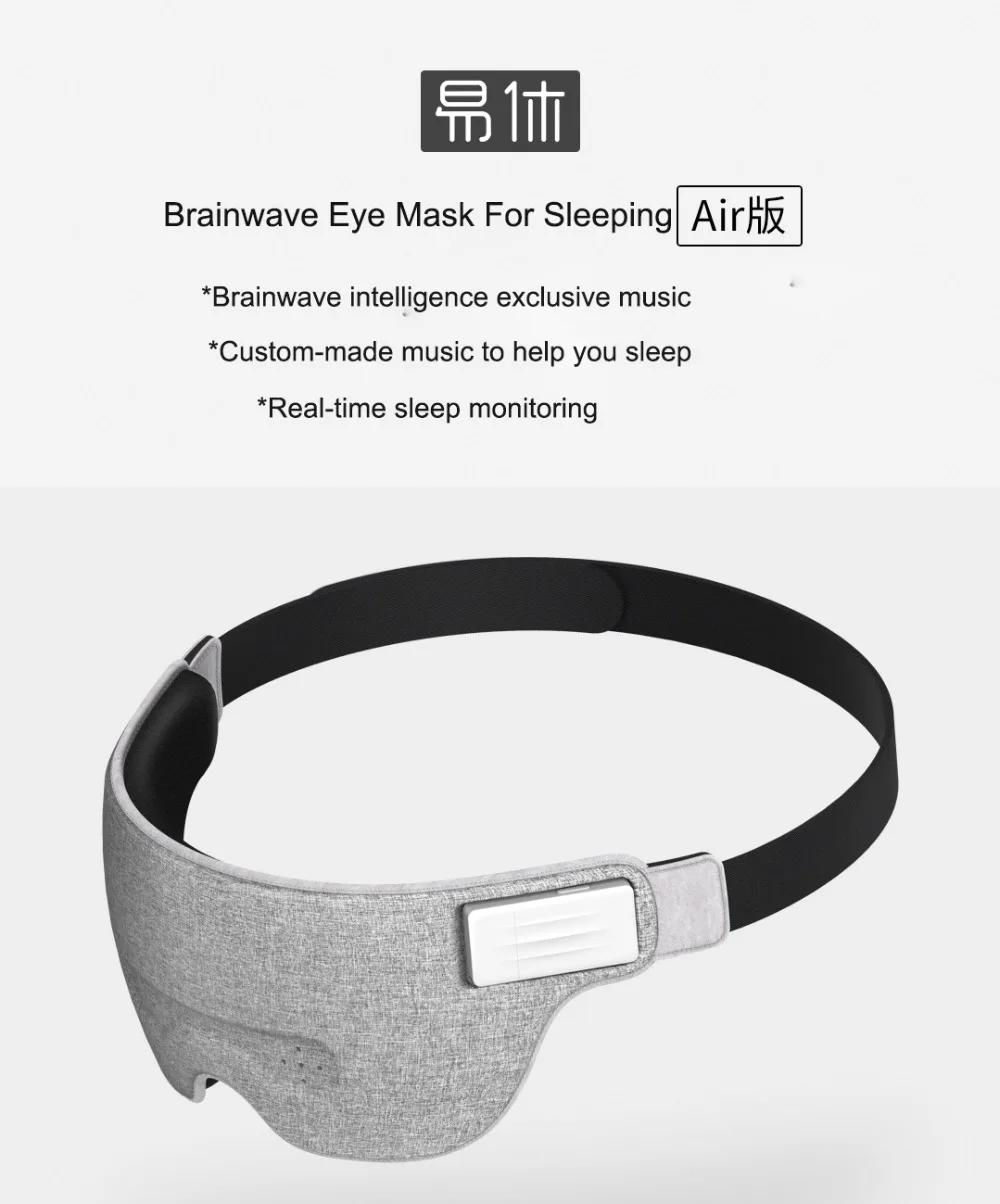 Xiaomi Mijia Brainwave маска для глаз для сна умный мониторинг сна в реальном времени на заказ музыка, чтобы помочь vou сна