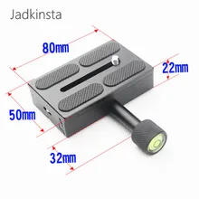 Jadkinsta Универсальный Quick Release Plate K80 шасси джиг-головки Quick Release Plate Зажим стабилизатор рельсы