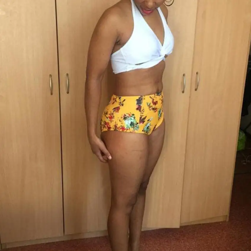 

Attractive Women Bikini Push-Up Padded Printing Swimwear Swimsuit Set Bathing Beachwear Women's Swimsuits Sexy Cross Swimwear