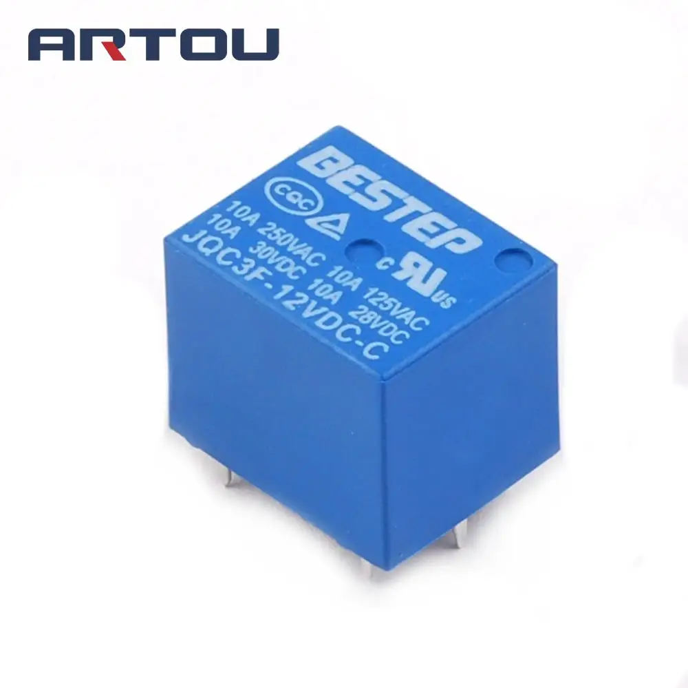 10 шт. BESTEP T73 12V реле синего цвета|relay 12v|relay 10pcsrelay 12v 10pcs |