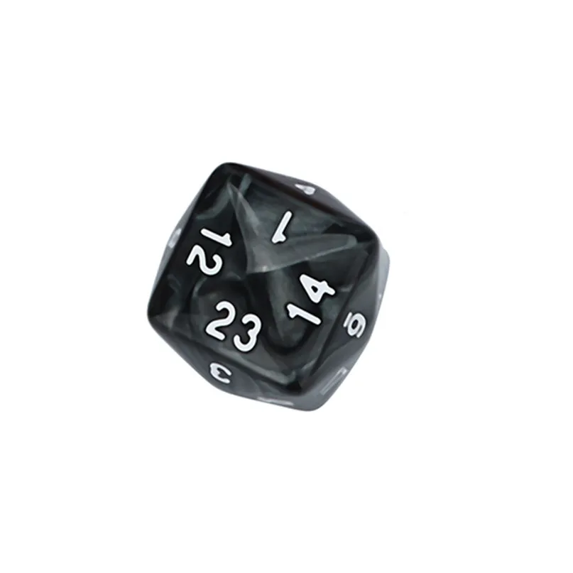 1pcs 24 Face Dice For Game Dungeons & Dragons Polyhedral D24 Multi Sided Acrylic Dice for TRPG game lovers #2n22 (2)
