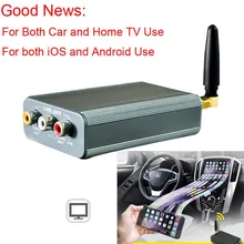 Для домашнего ТВ и автомобильной навигации HDMI WiFi экран зеркальная коробка видео ключ Airplay Для iPhone X 8 7 6 Plus iOS Android телефон к телевизору