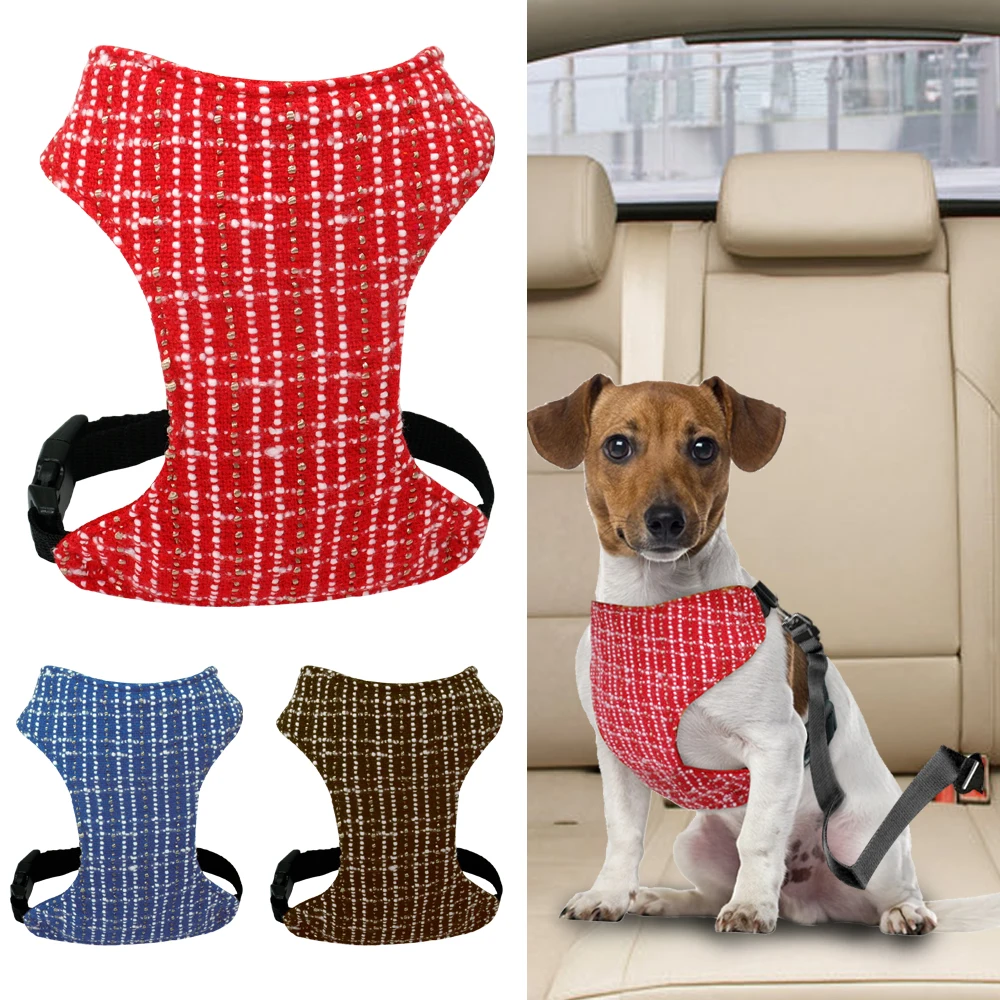

Mesh Dog Harness Dog Car Seat Harness Seat Belt Safety Dog Vehicle Harness For Small Medium Large Dogs Chihuahua French Bulldog