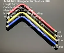 MINI 4WD Hexagonal Turnbuckles 4 2 4 5mm Self made Parts Tamiya MINI 4WD Professional Tool