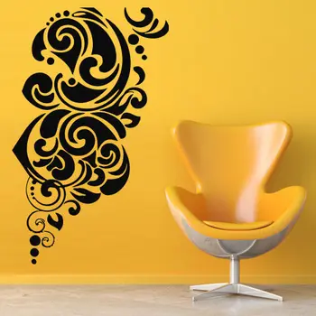 

Wall Decal Sticker Vinyl Pattern Pinstripes Curl Poster Room Cabinet room