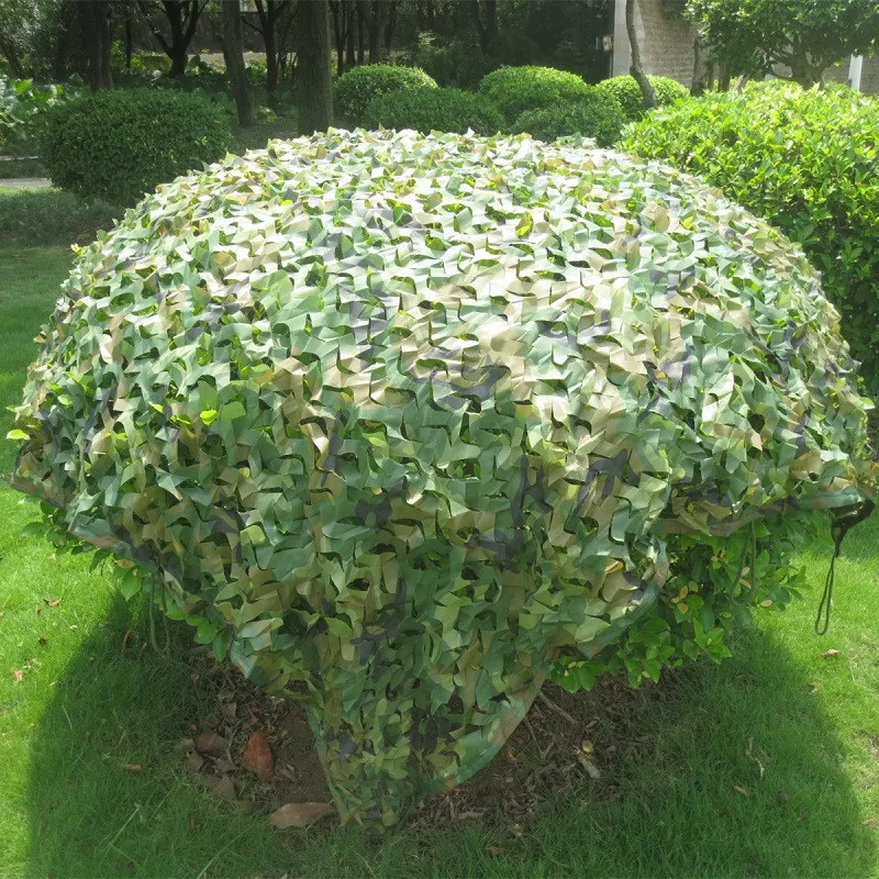 

camouflage netting fabric Hunting Tent Woodlands Camouflage net Camping Military jungle car drop netting hunting blind tent